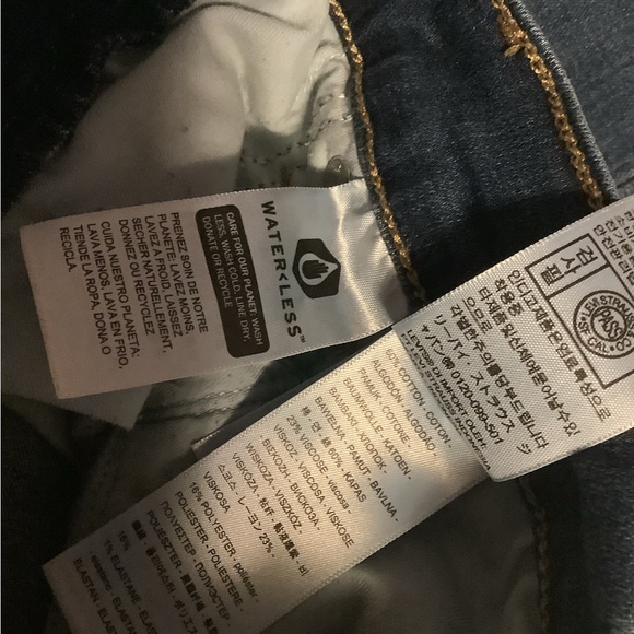 SOLD mid rise 311 Shaping Skinny jeans Women’s Size 10 super stretch 31W 29L - Picture 5 of 5